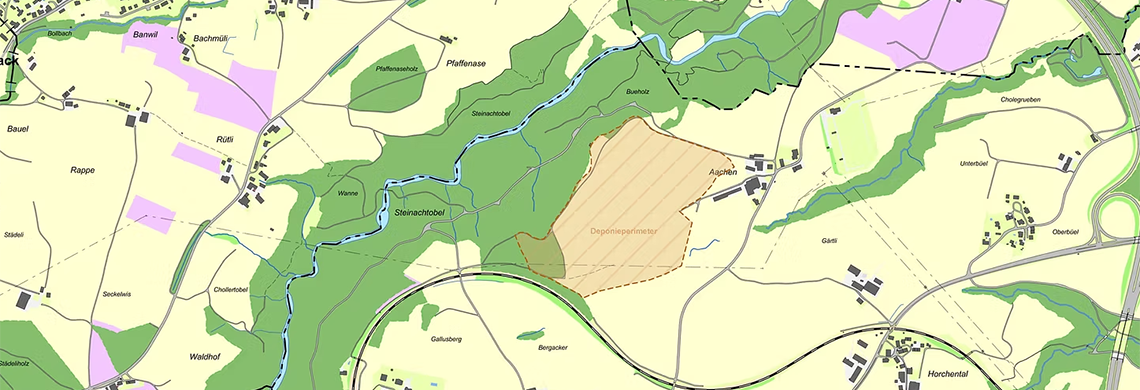 Standort Deponie Aachen in Mörschwil